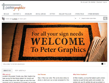 Tablet Screenshot of petersigns.com